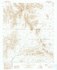 Kino Peak Arizona Historical topographic map, 1:24000 scale, 7.5 X 7.5 Minute, Year 1990