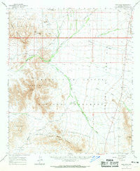 Kino Peak Arizona Historical topographic map, 1:62500 scale, 15 X 15 Minute, Year 1963