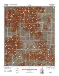 Kino Peak Arizona Historical topographic map, 1:24000 scale, 7.5 X 7.5 Minute, Year 2011