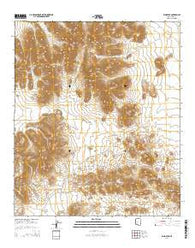 Kino Peak Arizona Current topographic map, 1:24000 scale, 7.5 X 7.5 Minute, Year 2014