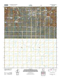 Kino Springs Arizona Historical topographic map, 1:24000 scale, 7.5 X 7.5 Minute, Year 2012