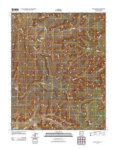 Kinusta Mesa Arizona Historical topographic map, 1:24000 scale, 7.5 X 7.5 Minute, Year 2011