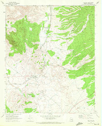 Kirkland Arizona Historical topographic map, 1:24000 scale, 7.5 X 7.5 Minute, Year 1969