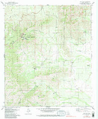 Kitt Peak Arizona Historical topographic map, 1:24000 scale, 7.5 X 7.5 Minute, Year 1979