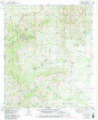 Kitt Peak Arizona Historical topographic map, 1:24000 scale, 7.5 X 7.5 Minute, Year 1979