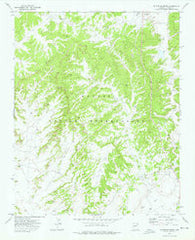 Klagetoh South Arizona Historical topographic map, 1:24000 scale, 7.5 X 7.5 Minute, Year 1972