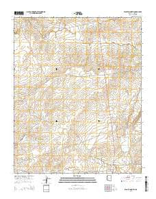 Klagetoh North Arizona Current topographic map, 1:24000 scale, 7.5 X 7.5 Minute, Year 2014