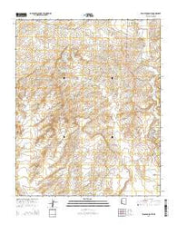 Klagetoh South Arizona Current topographic map, 1:24000 scale, 7.5 X 7.5 Minute, Year 2014
