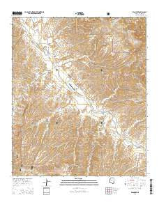 Klondyke Arizona Current topographic map, 1:24000 scale, 7.5 X 7.5 Minute, Year 2014