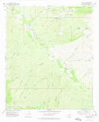 Klondyke Arizona Historical topographic map, 1:24000 scale, 7.5 X 7.5 Minute, Year 1972