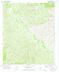 Klondyke Arizona Historical topographic map, 1:24000 scale, 7.5 X 7.5 Minute, Year 1972