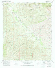 Klondyke Arizona Historical topographic map, 1:24000 scale, 7.5 X 7.5 Minute, Year 1972