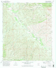 Klondyke Arizona Historical topographic map, 1:24000 scale, 7.5 X 7.5 Minute, Year 1972