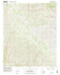 Klondyke Arizona Historical topographic map, 1:24000 scale, 7.5 X 7.5 Minute, Year 1998