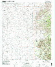 Knob Hill Arizona Historical topographic map, 1:24000 scale, 7.5 X 7.5 Minute, Year 1997