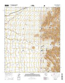 Knob Hill Arizona Current topographic map, 1:24000 scale, 7.5 X 7.5 Minute, Year 2014
