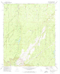 Knoll Lake Arizona Historical topographic map, 1:24000 scale, 7.5 X 7.5 Minute, Year 1972
