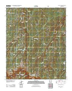 Knoll Lake Arizona Historical topographic map, 1:24000 scale, 7.5 X 7.5 Minute, Year 2011