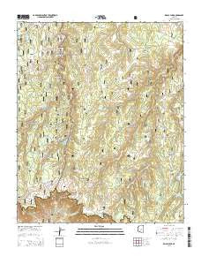 Knoll Lake Arizona Current topographic map, 1:24000 scale, 7.5 X 7.5 Minute, Year 2014
