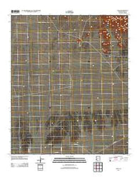 Kofa Arizona Historical topographic map, 1:24000 scale, 7.5 X 7.5 Minute, Year 2011