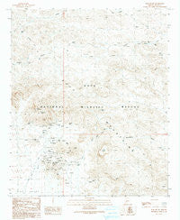 Kofa Butte Arizona Historical topographic map, 1:24000 scale, 7.5 X 7.5 Minute, Year 1990