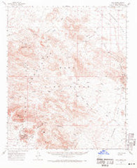 Kofa Butte Arizona Historical topographic map, 1:62500 scale, 15 X 15 Minute, Year 1962