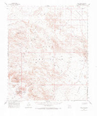 Kofa Butte Arizona Historical topographic map, 1:62500 scale, 15 X 15 Minute, Year 1962