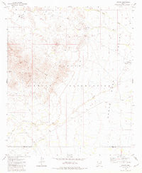 Kohatk Arizona Historical topographic map, 1:24000 scale, 7.5 X 7.5 Minute, Year 1981