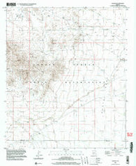 Kohatk Arizona Historical topographic map, 1:24000 scale, 7.5 X 7.5 Minute, Year 1996