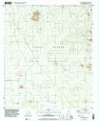 Koht Kohl Hill Arizona Historical topographic map, 1:24000 scale, 7.5 X 7.5 Minute, Year 1996