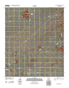 Koht Kohl Hill Arizona Historical topographic map, 1:24000 scale, 7.5 X 7.5 Minute, Year 2011