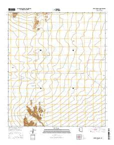 Kots Kug Ranch Arizona Current topographic map, 1:24000 scale, 7.5 X 7.5 Minute, Year 2014
