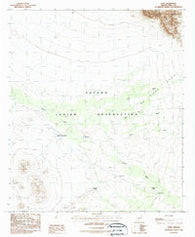 Kupk Arizona Historical topographic map, 1:24000 scale, 7.5 X 7.5 Minute, Year 1988