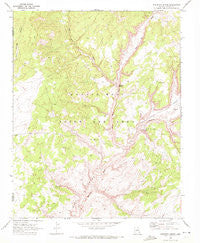 Kydestea Spring Arizona Historical topographic map, 1:24000 scale, 7.5 X 7.5 Minute, Year 1970