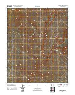 Kydestea Spring Arizona Historical topographic map, 1:24000 scale, 7.5 X 7.5 Minute, Year 2011