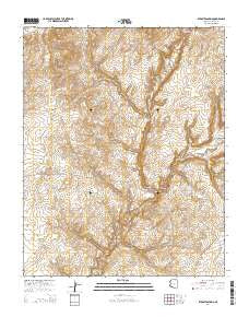 Kydestea Spring Arizona Current topographic map, 1:24000 scale, 7.5 X 7.5 Minute, Year 2014