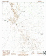 La Lesna Mountains Arizona Historical topographic map, 1:24000 scale, 7.5 X 7.5 Minute, Year 1988