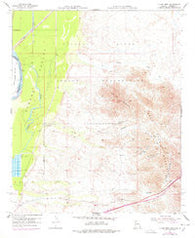 La Paz Mtn Arizona Historical topographic map, 1:24000 scale, 7.5 X 7.5 Minute, Year 1955