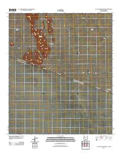 La Lesna Mountains Arizona Historical topographic map, 1:24000 scale, 7.5 X 7.5 Minute, Year 2011