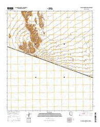 La Lesna Mountains Arizona Current topographic map, 1:24000 scale, 7.5 X 7.5 Minute, Year 2014