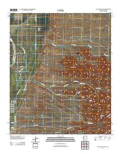 La Paz Mountain Arizona Historical topographic map, 1:24000 scale, 7.5 X 7.5 Minute, Year 2011