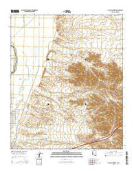 La Paz Mountain Arizona Current topographic map, 1:24000 scale, 7.5 X 7.5 Minute, Year 2014