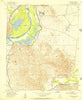 Laguna Dam Arizona Historical topographic map, 1:24000 scale, 7.5 X 7.5 Minute, Year 1955