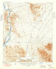 Laguna Arizona Historical topographic map, 1:62500 scale, 15 X 15 Minute, Year 1929