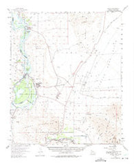Laguna Arizona Historical topographic map, 1:62500 scale, 15 X 15 Minute, Year 1955