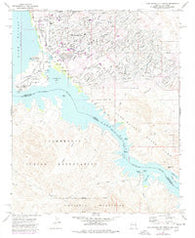 Lake Havasu City South Arizona Historical topographic map, 1:24000 scale, 7.5 X 7.5 Minute, Year 1970