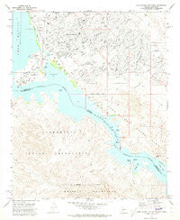 Lake Havasu City South Arizona Historical topographic map, 1:24000 scale, 7.5 X 7.5 Minute, Year 1970