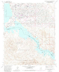 Lake Havasu City South Arizona Historical topographic map, 1:24000 scale, 7.5 X 7.5 Minute, Year 1970
