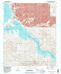 Lake Havasu City South Arizona Historical topographic map, 1:24000 scale, 7.5 X 7.5 Minute, Year 1994
