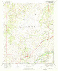 Lake Montezuma Arizona Historical topographic map, 1:24000 scale, 7.5 X 7.5 Minute, Year 1969